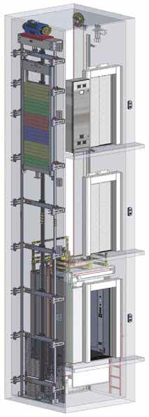 Makine Dairesiz Asansör